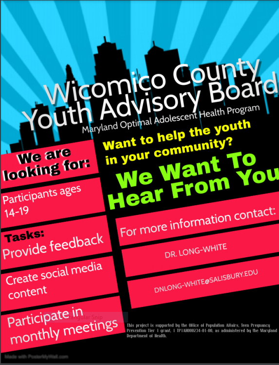 Adolescent Health - Wicomico County Health Department